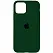 Силикон Case Art iPhone 12 Pro dark green - ITMag