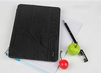 Чехол USAMS Jane Series for iPad Air Tri-fold Stand Smart Leather Case Black - ITMag