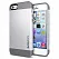 Пластикова накладка SGP iPhone 5S/5 Slim Case Armor S Silver Satin (SGP10476) - ITMag