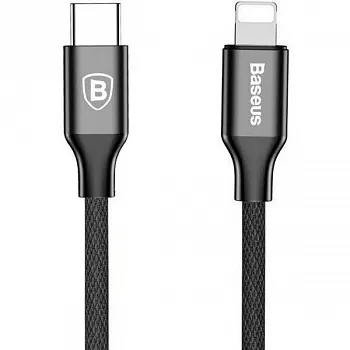 Кабель Baseus Yiven Series Type-C to iP Cable 2A 1m Black (CATLYW-C01) - ITMag
