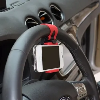 Крепление EGGO на руль для смартфонов (Красный / Черный) - ITMag