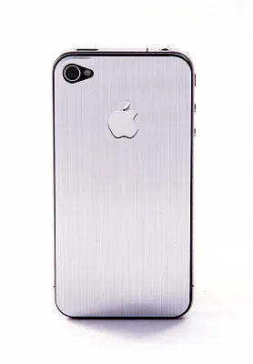 Пленка защитная EGGO iPhone 4/4S Crystalcover silver BackSide (серый, металлик) - ITMag