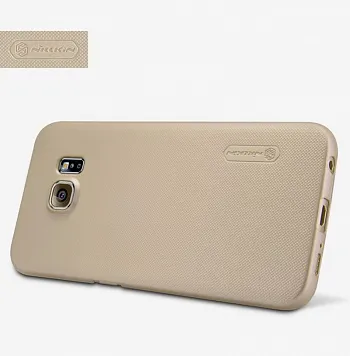 Чехол Nillkin Matte для Samsung G925F Galaxy S6 Edge (+ пленка) (Золотой) - ITMag