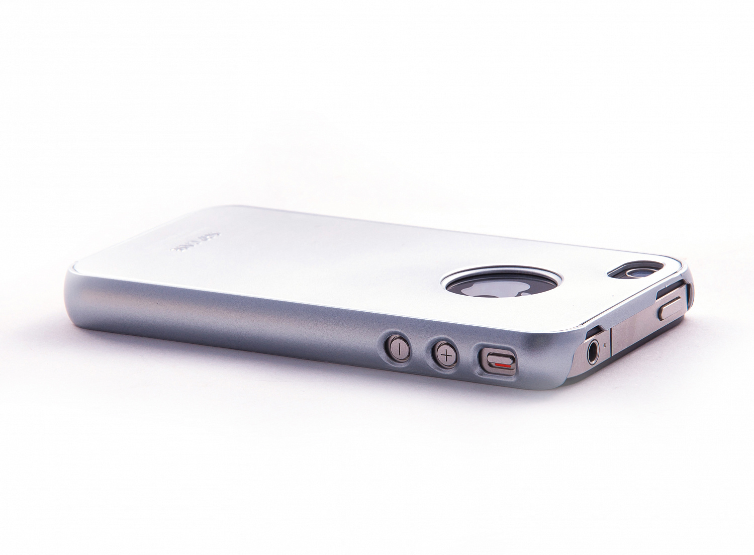 Ультратонкая накладка SGP Matte Series (серебр.) для Iphone 4 - ITMag