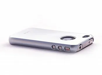 Ультратонкая накладка SGP Matte Series (серебр.) для Iphone 4 - ITMag