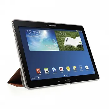 Чехол Crazy Horse Tri-fold with Wake Up for Samsung Galaxy Note 10.1 (2014) P600/P601/P605 Brown - ITMag