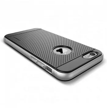 Verus Iron Shield case for iPhone 6/6S (Black-Silver) - ITMag