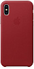 Apple iPhone X Leather Case - PRODUCT RED (MQTE2) - ITMag