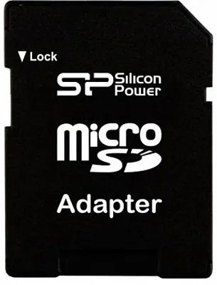 карта памяти Silicon Power 32 GB microSDHC Class 10 UHS-I Elite + SD adapter SP032GBSTH011V10-SP - ITMag