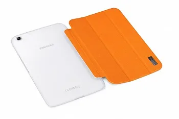 Чехол (книжка) Rock Elegant Series для Samsung Galaxy Tab 3 8.0 T3100/T3110 (Оранжевый / Orange) - ITMag
