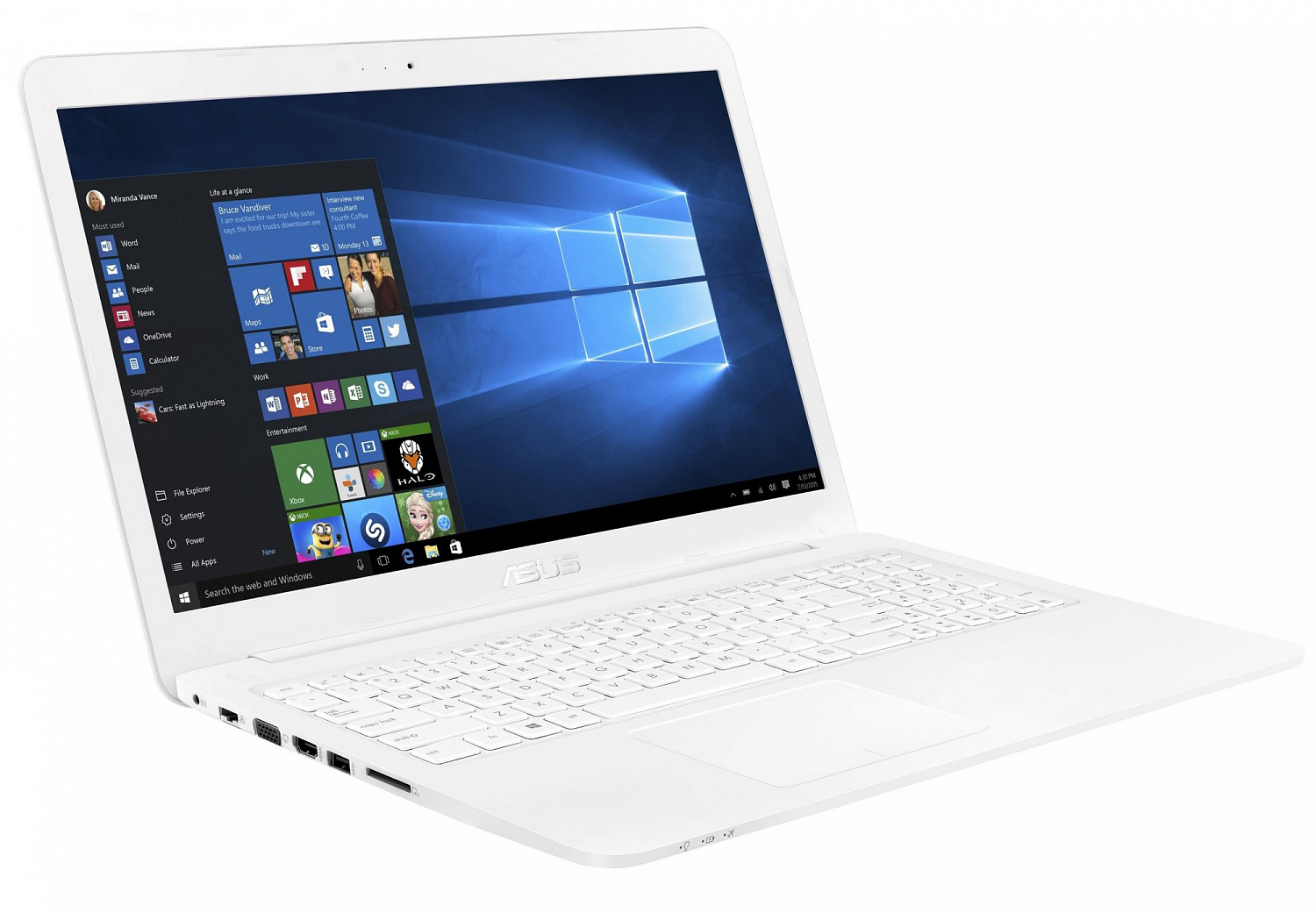 Купить Ноутбук ASUS VivoBook L502NA (L502NA-DM006) White - ITMag