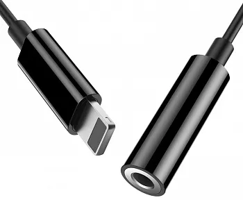 Переходник Baseus L30 Simple Apple Connector To 3.5mm Music Adapter Black (CALL30-A01) - ITMag
