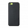 Пластиковая накладка Melkco Air PP 0,4 mm для Apple iPhone 5C (+ пленка) (Черный (soft-touch)) - ITMag