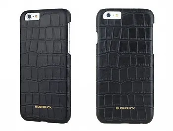 Чехол Bushbuck BARONAGE CAIMAN Genuine Leather for iPhone 6/6S (Black) - ITMag