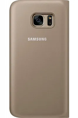 Samsung Flip Wallet Galaxy S7 Gold (EF-WG930PFEGRU) - ITMag