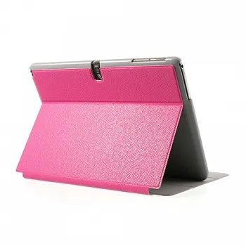 Чехол Crazy Horse Tri-fold with Wake Up for Samsung Galaxy Note 10.1 (2014) P600/P601/P605 Rose - ITMag