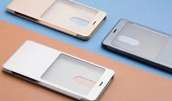 Xiaomi Smart View Flip Case for Redmi Note 4X Silver - ITMag