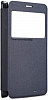 Кожаный чехол (книжка) Nillkin Sparkle Series для Lenovo S850 (Черный) - ITMag