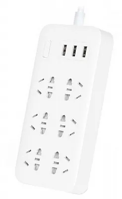 Xiaomi Power Strip Quick Charger 2.0 (6 + 3 USB-port) White (Р29350) - ITMag