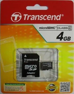 карта памяти Transcend 4 GB microSDHC class 4 - ITMag