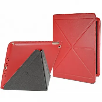 Cygnett Paradox Lux Origami-inspired folio case iPad Air Red/White (CY1327CIPLU) - ITMag