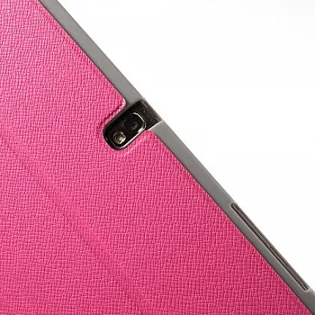 Чехол Crazy Horse Tri-fold with Wake Up for Samsung Galaxy Note 10.1 (2014) P600/P601/P605 Rose - ITMag