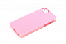 Пластиковая накладка ROCK Texture series для iPhone 5/5S (+пленка) (розовый) - ITMag