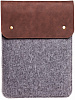 Вертикальный чехол для MacBook Air 13.3 и MacBook Pro 13.3 коричневый с серым (GM63) - ITMag