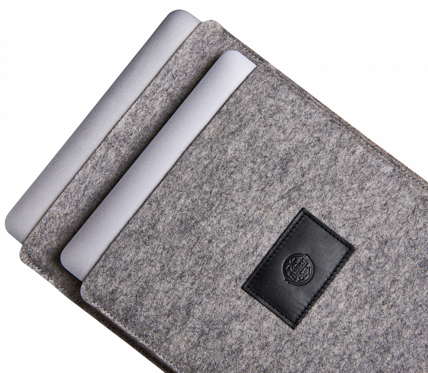 Чехол Babel's Craft для MacBook Air 13" FELTY (Серый с черным) - ITMag