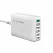 Зарядний пристрій RAVPower Qualcomm Quick Charge 3.0 60W 12A 6-Port USB Charging Station with iSmart Technology White (RP-PC029) - ITMag