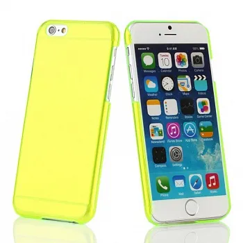 Пластиковая накладка EGGO для iPhone 6/6S - Yellow Green - ITMag