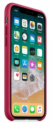 Apple iPhone X Silicone Case - Rose Red (MQT82) - ITMag