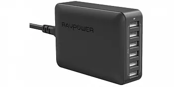 Зарядное устройство RavPower 60W 12A 6-Port USB (RP-UC10) - ITMag