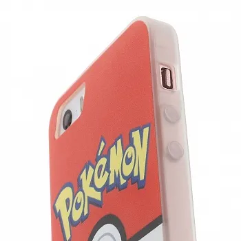 Пластиковая накладка EGGO Pokemon Go для iPhone 5/5S/SE (Pokeball and Pocket Monsters) - ITMag