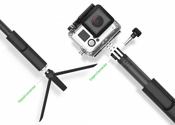 iOttie MiGo Mini Selfie Stick, Pole Black (HLMPIO120BK) - ITMag