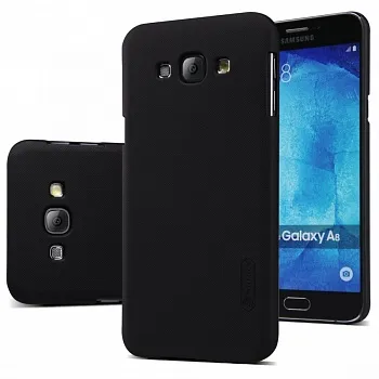 Чехол Nillkin Matte для Samsung Galaxy A8 (+ пленка) (Черный) - ITMag
