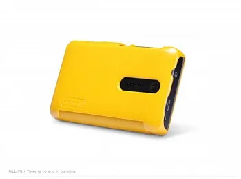 Кожаный чехол (книжка) Nillkin Fresh Series для LG D802 Optimus G2 (Желтый) - ITMag