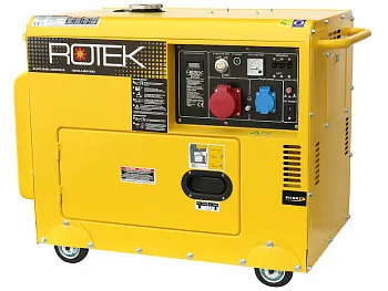 Дизельный генератор ROTEK GD4SS-3-6000-5EBZ 380V 50Hz (3 фазы) 5,5 kW (GEN239) - ITMag
