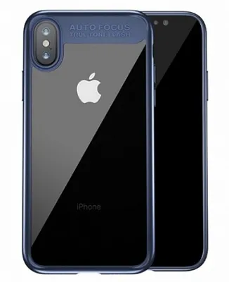 TPU чехол Baseus Suthin Case для Apple iPhone X (5.8") (Синий) (ARAPIPHX-SB15) - ITMag