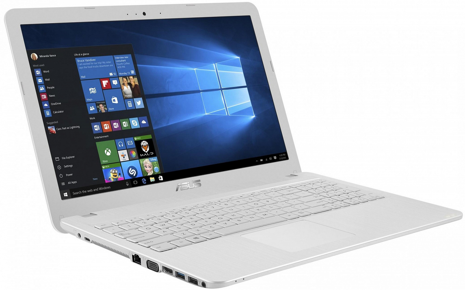 Купить Ноутбук ASUS VivoBook X540LA (X540LA-DM421D) White - ITMag