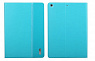 Кожаный чехол (книжка) ROCK Rotate Series для Apple IPAD AIR (Бирюзовый / Blue) - ITMag