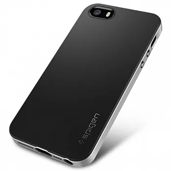 Чехол SGP iPhone 5S/5 Case Neo Hybrid Satin Silver - ITMag