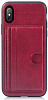 TPU чехол ROCK Cana Series с функцией подставки для Apple iPhone X (5.8") (+ карман для визиток) (Красный / Red) - ITMag
