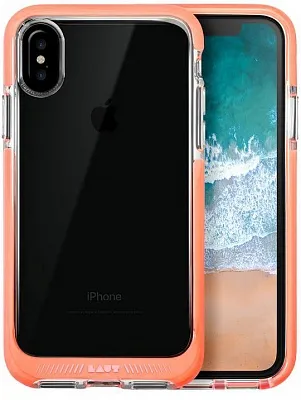 Чехол LAUT FLURO для iPhone X - Pink (LAUT_IP8_FR_P) - ITMag