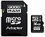 карта памяти GOODRAM 16 GB microSDHC class 10 UHS-I + SD Adapter M1AA-0160R11 - ITMag