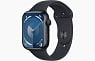 Apple Watch Series 9 GPS 41mm Midnight Aluminum Case w. Midnight Sport Band - S/M (MR8W3) - ITMag