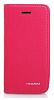 Кожаный чехол Nuoku Grace (книжка) для Apple iPhone 5/5S/5C (+ пленка) (Розовый) - ITMag