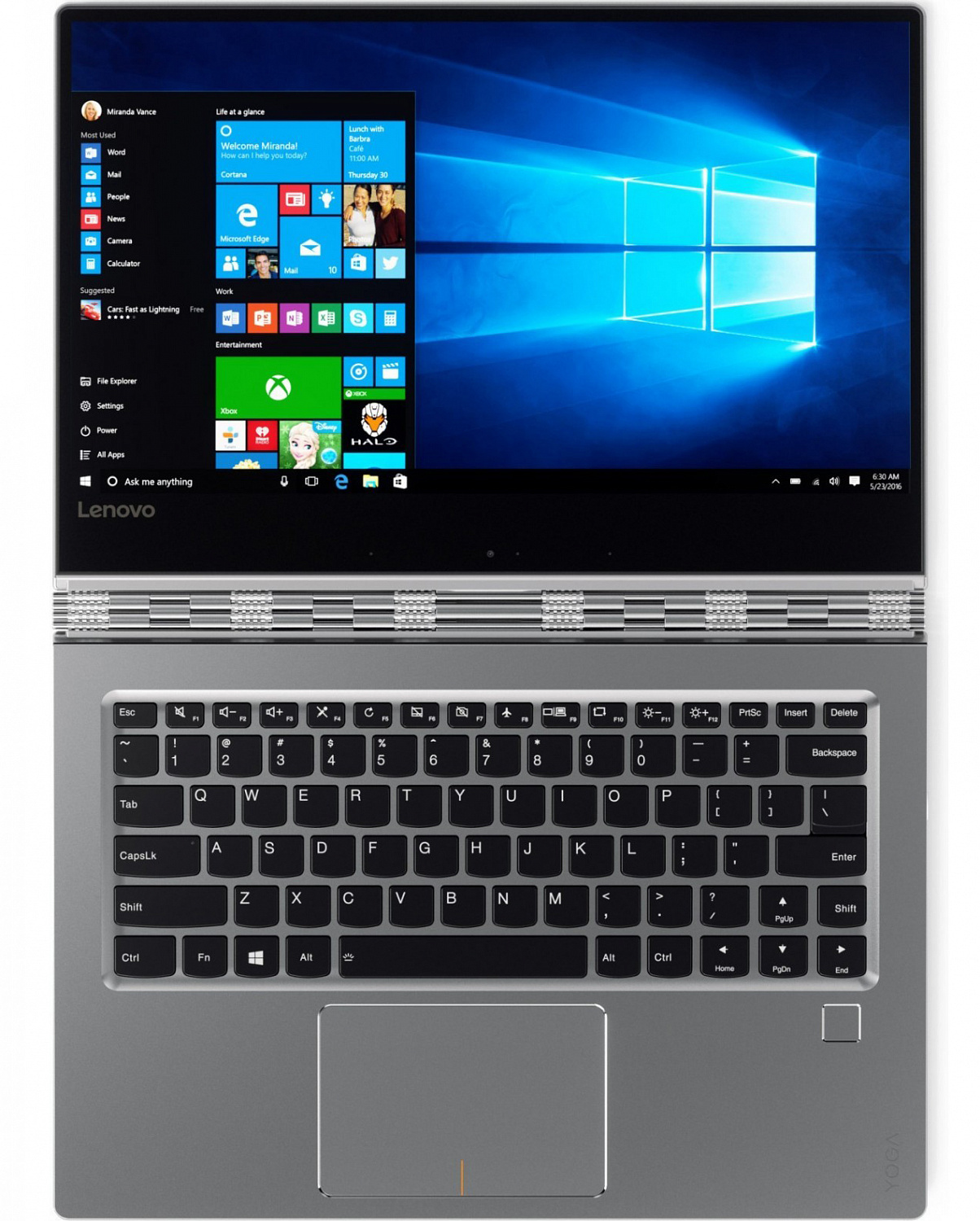 Купить Ноутбук Lenovo Yoga 910-13 IKB (80VF00DFRA) Silver - ITMag