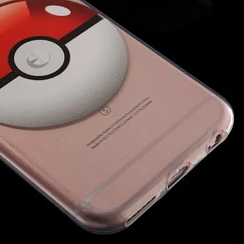 TPU чехол EGGO Pokemon Go для iPhone 6/6S (Poke Ball (прозрачный)) - ITMag