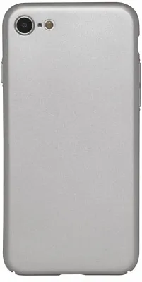 Пластиковая накладка soft-touch с защитой торцов Joyroom для Apple iPhone 7 (4.7") (Серебряный) - ITMag
